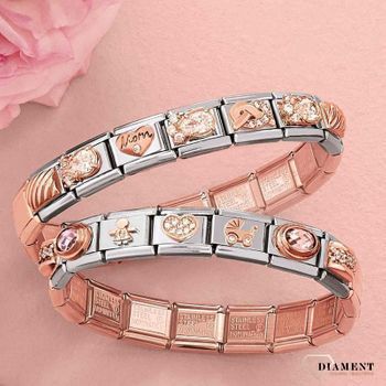 Nomination - Link 9K Rose Gold 'Dzieci' 4430104 33 ✓prezent dla mamy ✓ Prezent od syna i córki ✓ Nomination zawieszki (1).jpg
